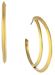 Vince Camuto Goldtone Cut-Out Hoop Earrings
