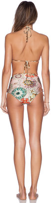 ADRIANA DEGREAS Sea Biscuit High Waisted Bikini Set