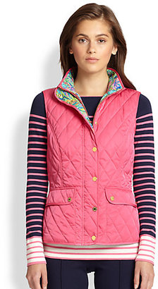Lilly Pulitzer Getaway Quilted Vest