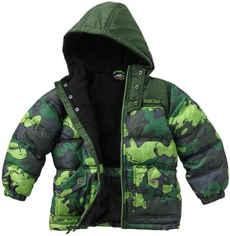 Pacific trail colorblock camo puffer jacket - boys 4-7