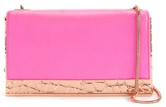 Ted Baker 'Elise' Leather Box Clutch