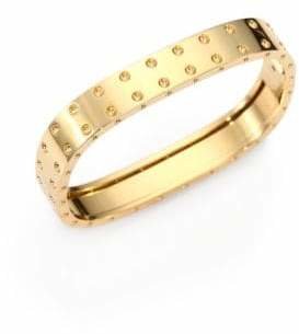 Roberto Coin Pois Moi 18K Yellow Gold Two-Row Bangle Bracelet