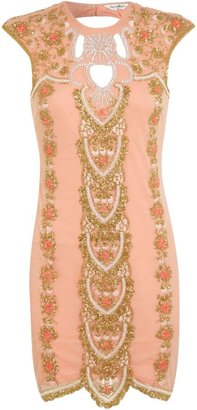 Miss Selfridge Cut out embellished bodycon