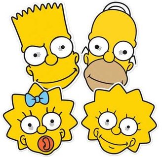 The Simpsons Pack of 8 Masks.