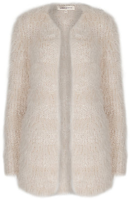 Limited Edition Open Front Cable Knit Fluffy Cardigan