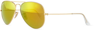Ray-Ban Original Aviator Sunglasses, Gold/Yellow