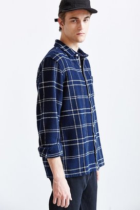 Urban Outfitters OBEY Heavy Flannel Button-Down Shirt Jacket