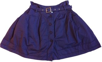 Patrizia Pepe Purple Cotton Skirt