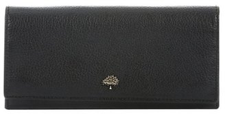 Mulberry black leather 'Tree' continental wallet