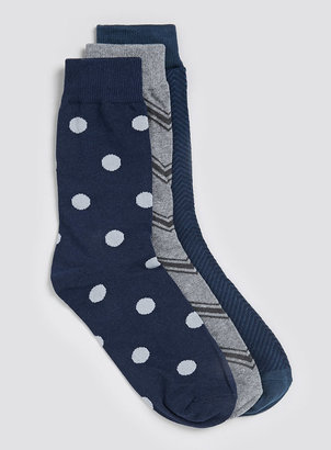 Topman Selected Homme Blue 'Alokan' Socks