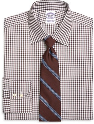 Brooks Brothers Extra-Slim Fit Shadow Check Dress Shirt
