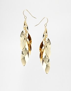 Oasis Sleek Cascade Earrings - Silver