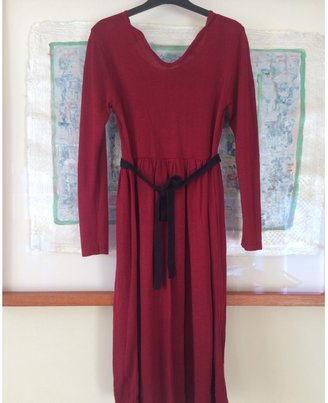 ASOS Burgundy Cotton Dress