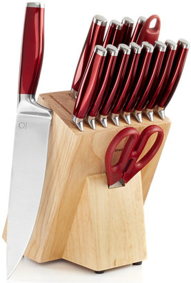 Martha Stewart Collection 16 Piece Red Lacquer Cutlery Set