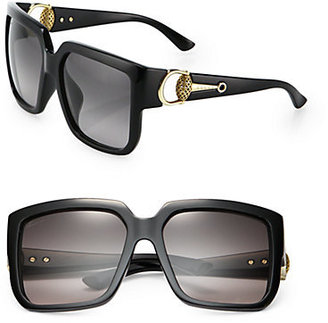 Gucci Horsebit 56MM Square Sunglasses