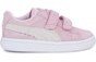 Puma Pink Velcro Suede Trainers