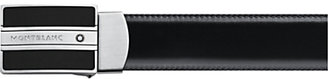 Montblanc Meisterstück Box Buckle Reversible Leather Belt,One Size, Black/Brown