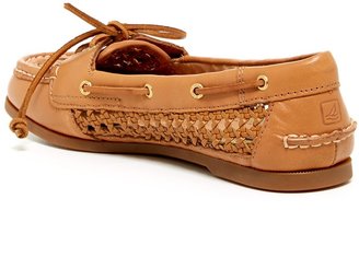Sperry Audrey Cane Woven Boat Shoe