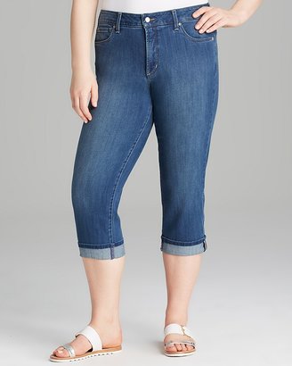 NYDJ Plus Edna Roll Cropped Jeans