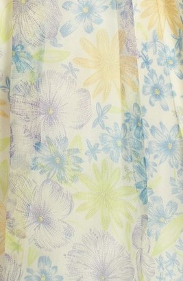 BCNU Floral Print Organza Skirt (Juniors)