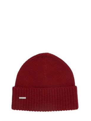 DSquared 1090 Dsquared2 - Rib Knit Wool Hat