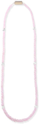 Domo Beads Premium Necklace | Rose Quartz / Crystal Accents