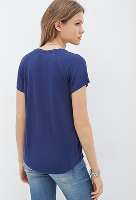 Forever 21 Contemporary  Solid Knit Top