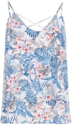 Warehouse Tropical double layer camisole