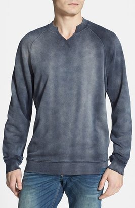 Diesel 'S-Emile' Raglan Notch Neck Sweatshirt