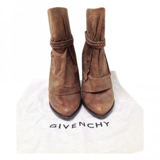 Givenchy Brown Leather Boots