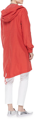 Eileen Fisher Organic Linen/Cotton Slub V-Neck Tunic, Petite