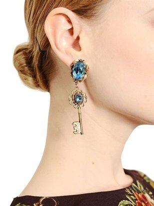 Dolce & Gabbana Key Pendant Earrings