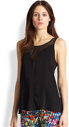 Milly Mesh Fly-Away Tank Top
