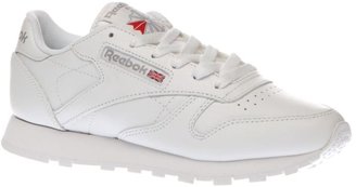 Reebok Womens White Classic Leather Trainers