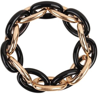 Armitage Avenue Black and Gold Chain Bracelet