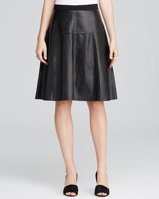 Vince Skirt - Leather A Line