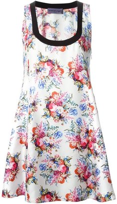 Ungaro floral flared dress