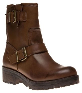 Rocket Dog New Womens Brown Louis Synthetic Boots Ankle Buckle