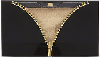 Charlotte Olympia Unzipped Pandora Clutch Bag