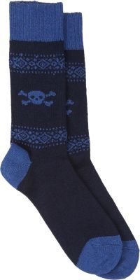 Barneys New York Skull & Diamond Mid-Calf Socks