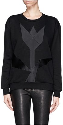 Stella McCartney Geometric patchwork sweatshirt