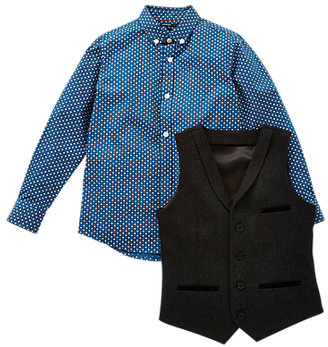 Marks and Spencer Shirt & Waistcoat Outfit (5-14 Years)