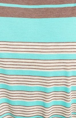 LOVEAPPELLA Faux Wrap Stripe Maxi Dress