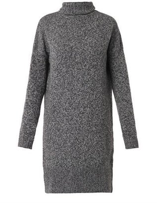 McQ Wool and cashmere-blend knit dress