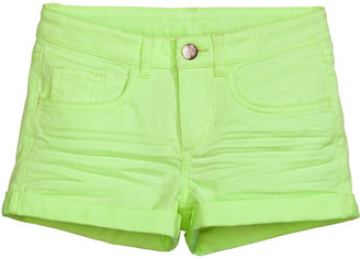 H&M Twill Shorts - Lime green - Kids
