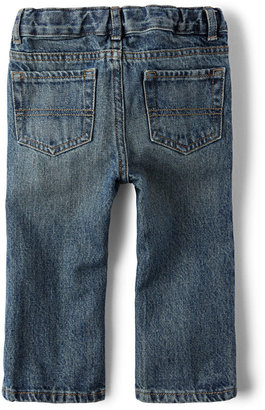 Children's Place Toddler Boys Basic Bootcut Jeans - River Wash