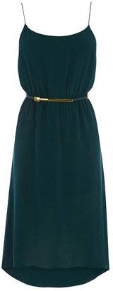 Oasis Clara Dress, Deep Green