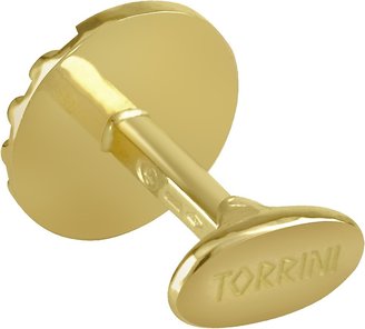 Torrini Stripes - 18K Yellow Gold Round Cufflinks