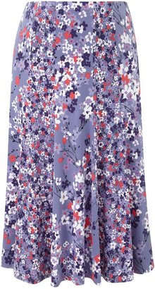 C&C California CC Petite lavender ditsy print jersey skirt