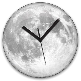 Kikkerland Claire de Lune Moonlight Clock